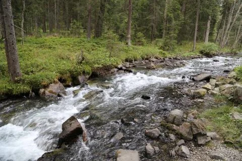 Mountain stream Foto stock
