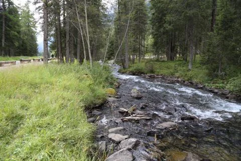 Mountain stream Foto stock