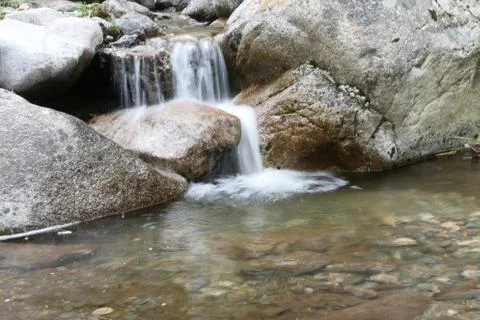 Mountain stream Stock Photos