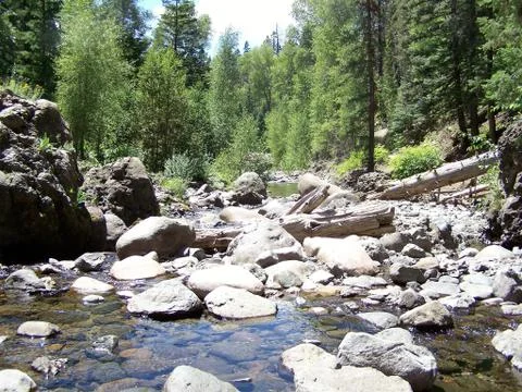Mountain stream Foto stock