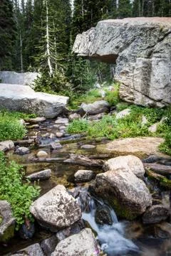 Mountain Stream Foto stock