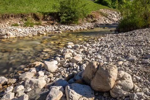 Mountain stream Stock Photos