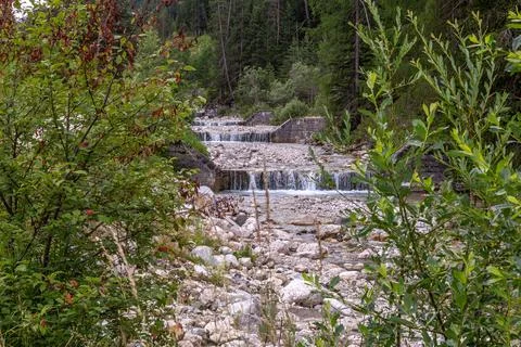 Mountain stream Stock Photos