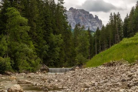 Mountain stream Stock Photos