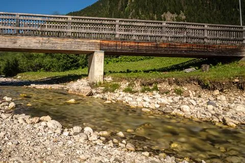 Mountain stream Stock Photos