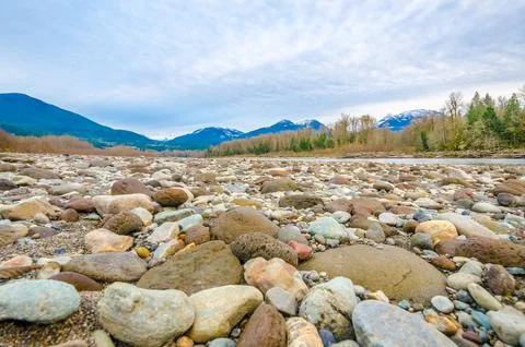 Mountain stream Stock Photos