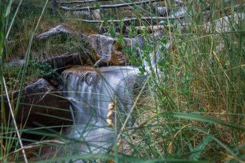 Mountain stream Stock Photos