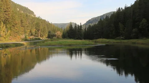 Mountain stream pool Stock-Footage 42476125