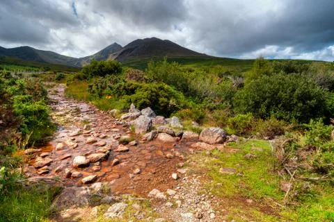 Mountain Stream in Ring of Kerry Stock Photos