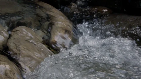 Mountain stream water flow Stock Footage 104954867