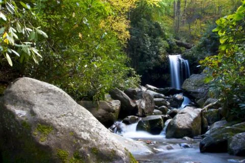 Mountain Stream Waterfall Stock Photos