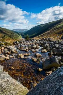 Mountain stream in the Wicklow hills,County Wicklow, Ireland Stock Photos