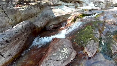 Mountain streams, clear springs. Stock Footage 221164825