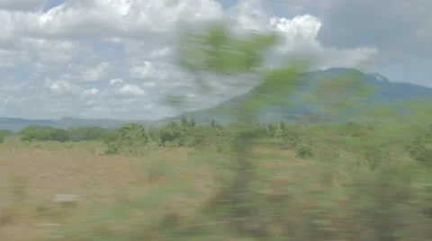 Mountain Streets From Window Carribean Video stock 62012829
