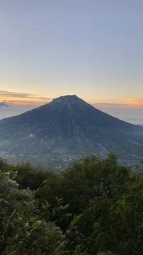 Mountain Sumbing Stock Photos