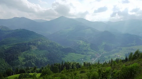 Mountain summer landscape Stock Footage 117296299