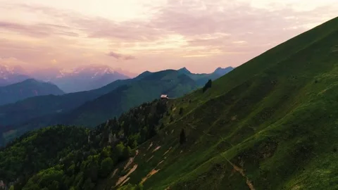 Mountain summer landscape Stock Footage 245420330