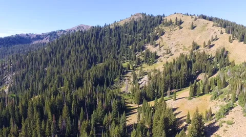 Mountain Summit in Deer Valley, Utah Stock Footage 66501042
