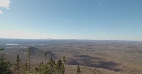Mountain summit view walking footage  Stock Footage 120607490