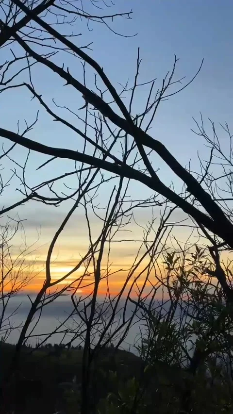 Mountain Sunrise First Light Dawns Video stock 321986404