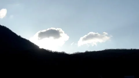 Mountain sunrise 库存影片 8679725