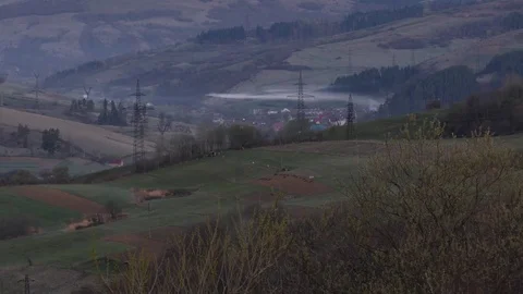 Mountain at sunrise. Stock Footage 75751541