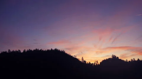 Mountain sunrise Stock Footage 130364139