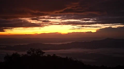 Mountain sunrise Stock Footage 229371647