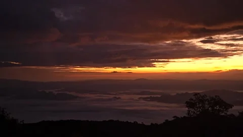 Mountain sunrise Stock Footage 229371650