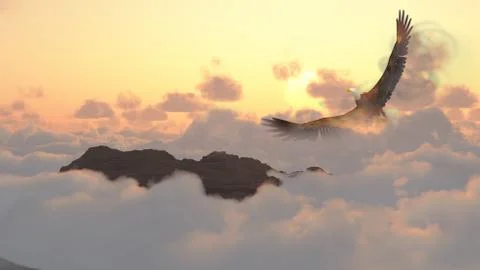 Mountain Sunrise Stock-Illustration