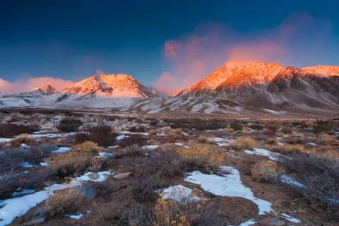Mountain sunrise Stock Photos