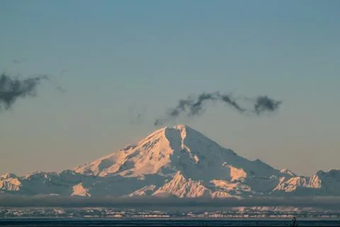 Mountain sunrise Stock Photos