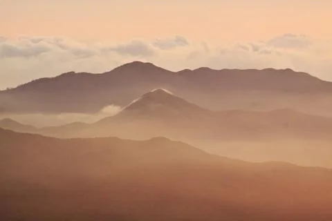 Mountain sunrise Stock Photos