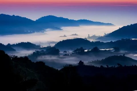 Mountain Sunrise Stock Photos