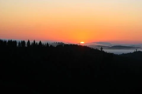 Mountain sunrise Stock Photos