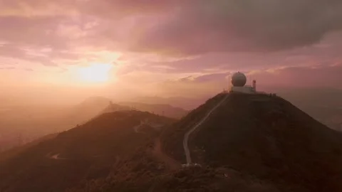 Mountain sunset evening nature Stock-Footage 274414395