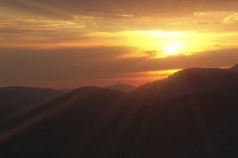 Mountain Sunset Stock Footage 335267