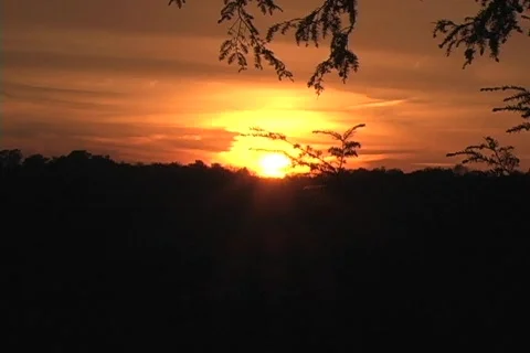 Mountain sunset Stock Footage 535877