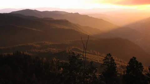 MOUNTAIN SUNSET Stock Footage 28837052
