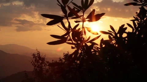 Mountain Sunset Video stock 51234012