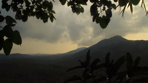 The Mountain Sunset. Stock Footage 92205159