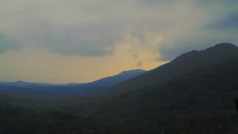 The Mountain Sunset. Stock Footage 92476699