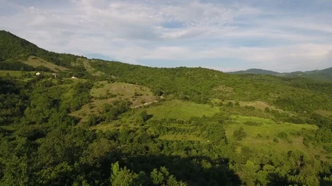 Mountain at sunset Stock Footage 111494684