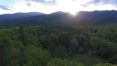 Mountain Sunset Stock Footage 128544513