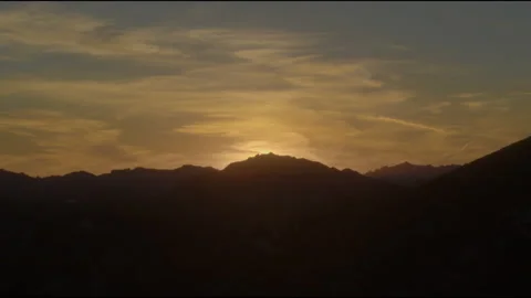 Mountain sunset 스톡 동영상 201691489