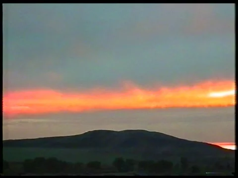 Mountain Sunset Stock Footage 344380264