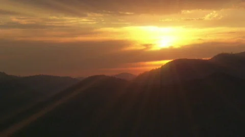 Mountain Sunset HD Stock Footage 335266