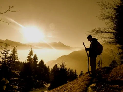 Mountain Sunset Stock-Fotos