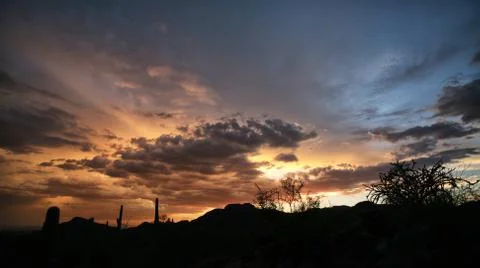 Mountain Sunset Stock Photos