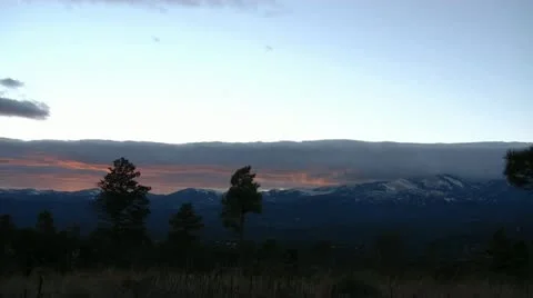 Mountain sunset time lapse Stock Footage 10877496